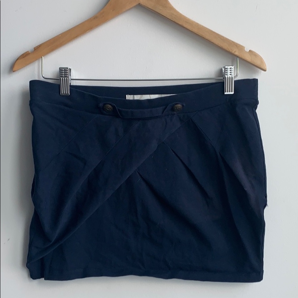 Navy Mini European Skirt